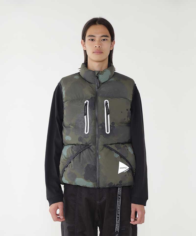 Gramicci x and wander Down Vest Male Product Image
