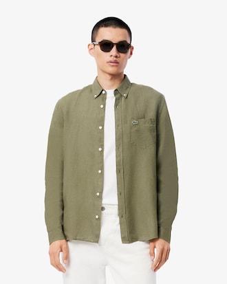 Regular Fit Linen Shirt Product Image