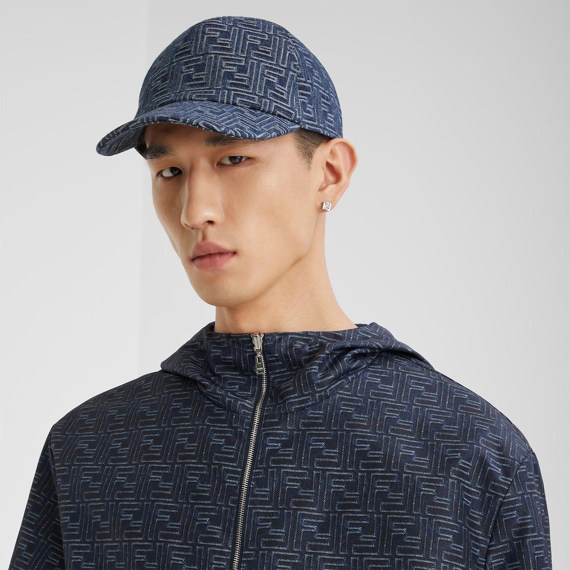 HatBaseball cap in blue FF denim Product Image