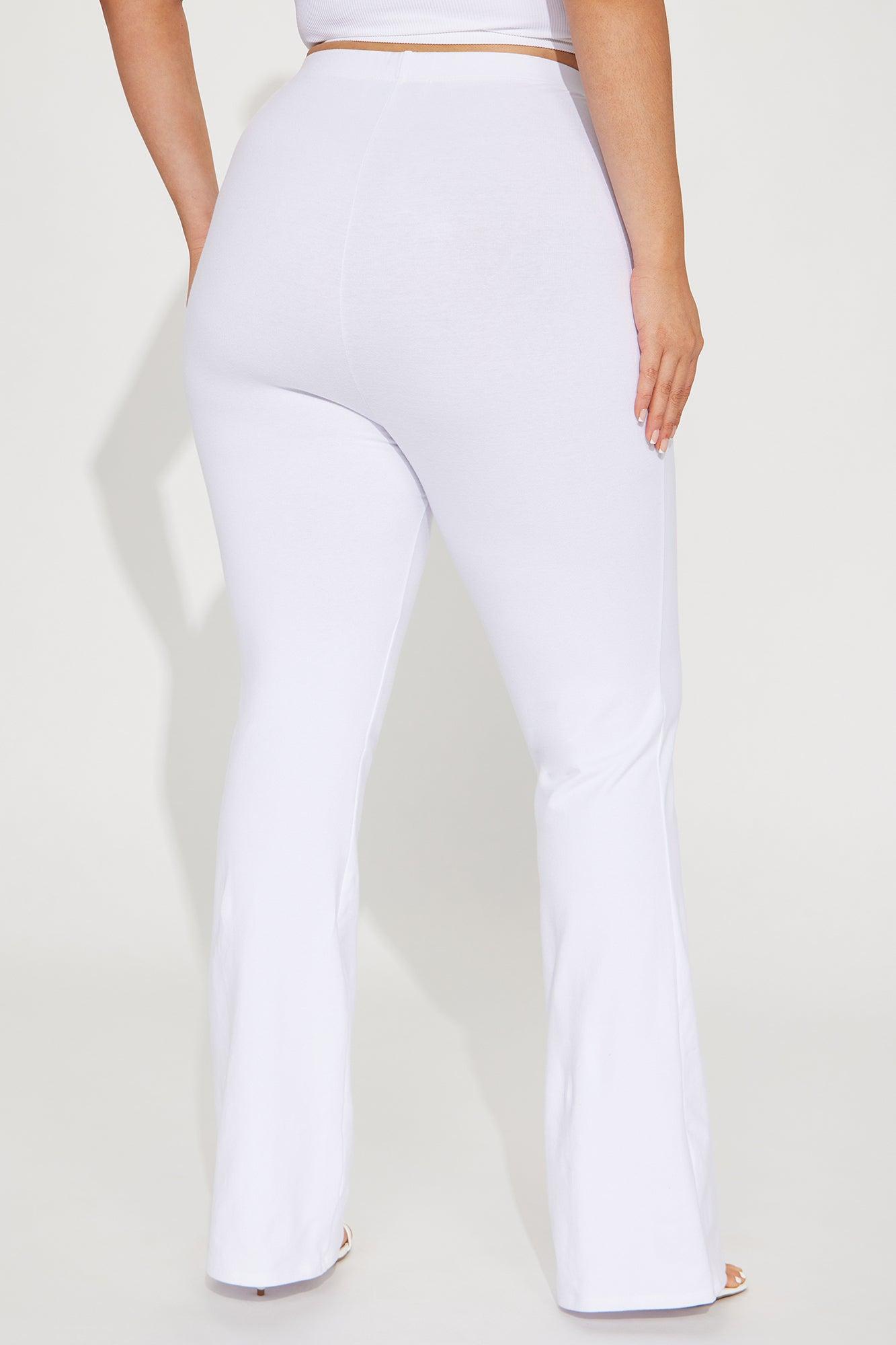Adriana Flare Pant - White Product Image