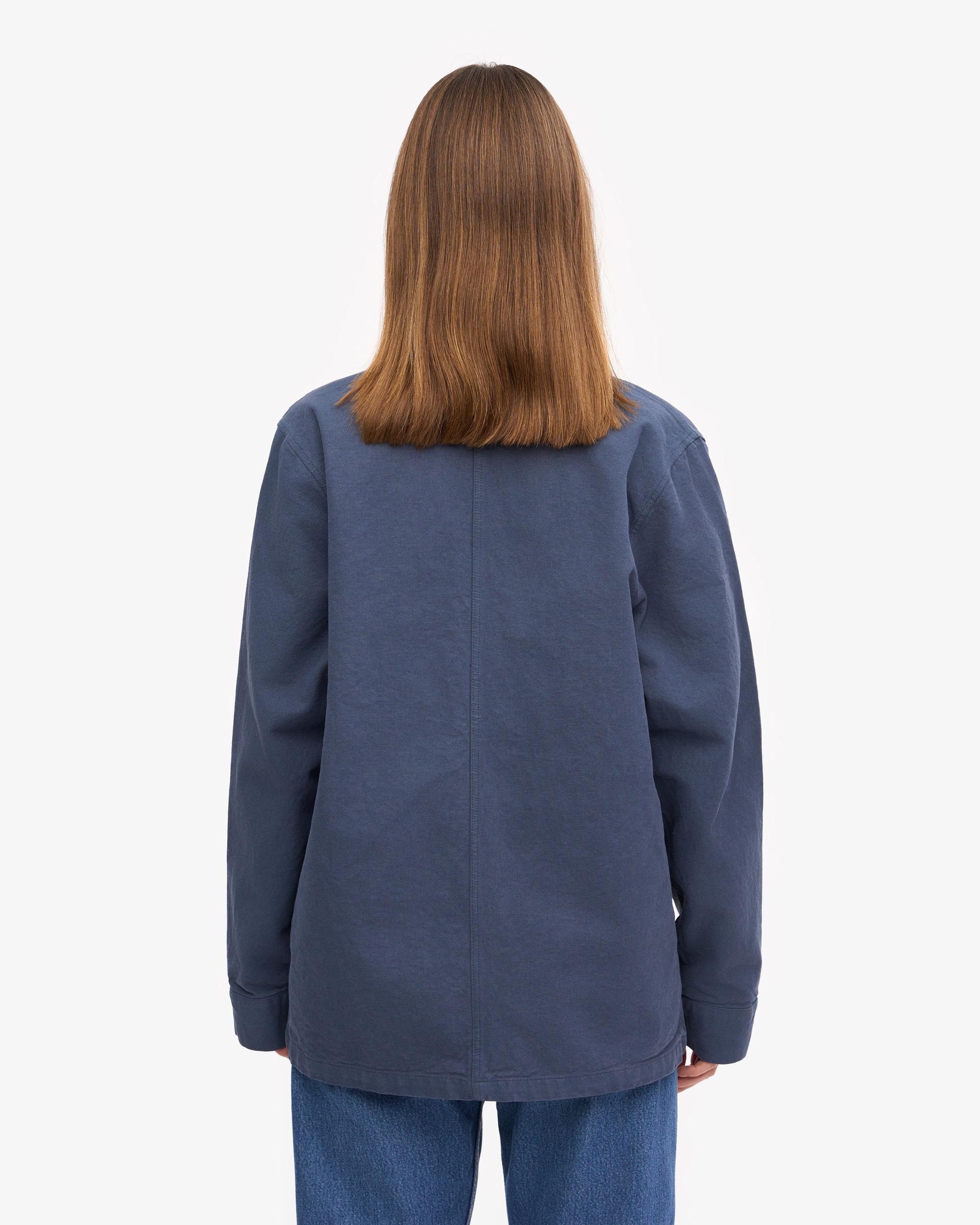Organic Workwear Jacket - Marine Blue Product Image