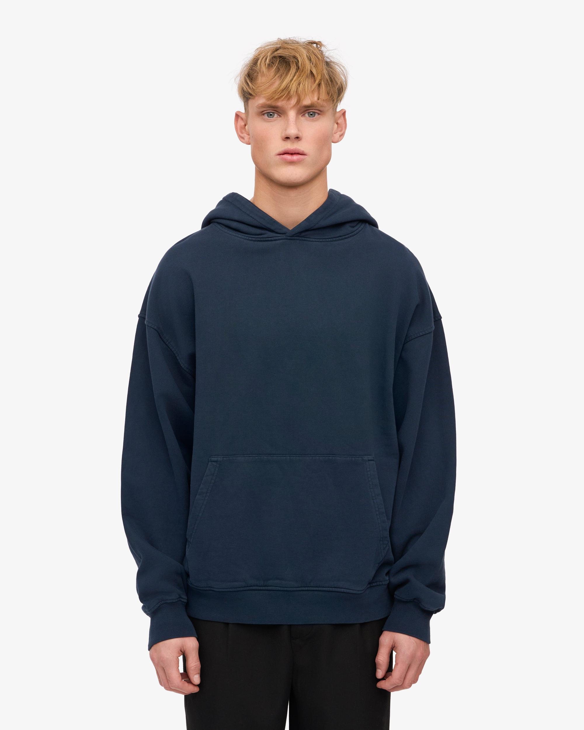 Organic Oversized Hood - Navy Blue Product Image