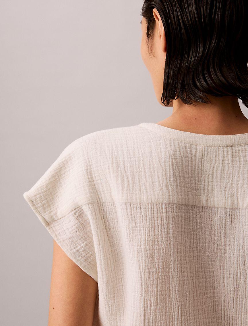 Double Gauze Relaxed T-Shirt Product Image
