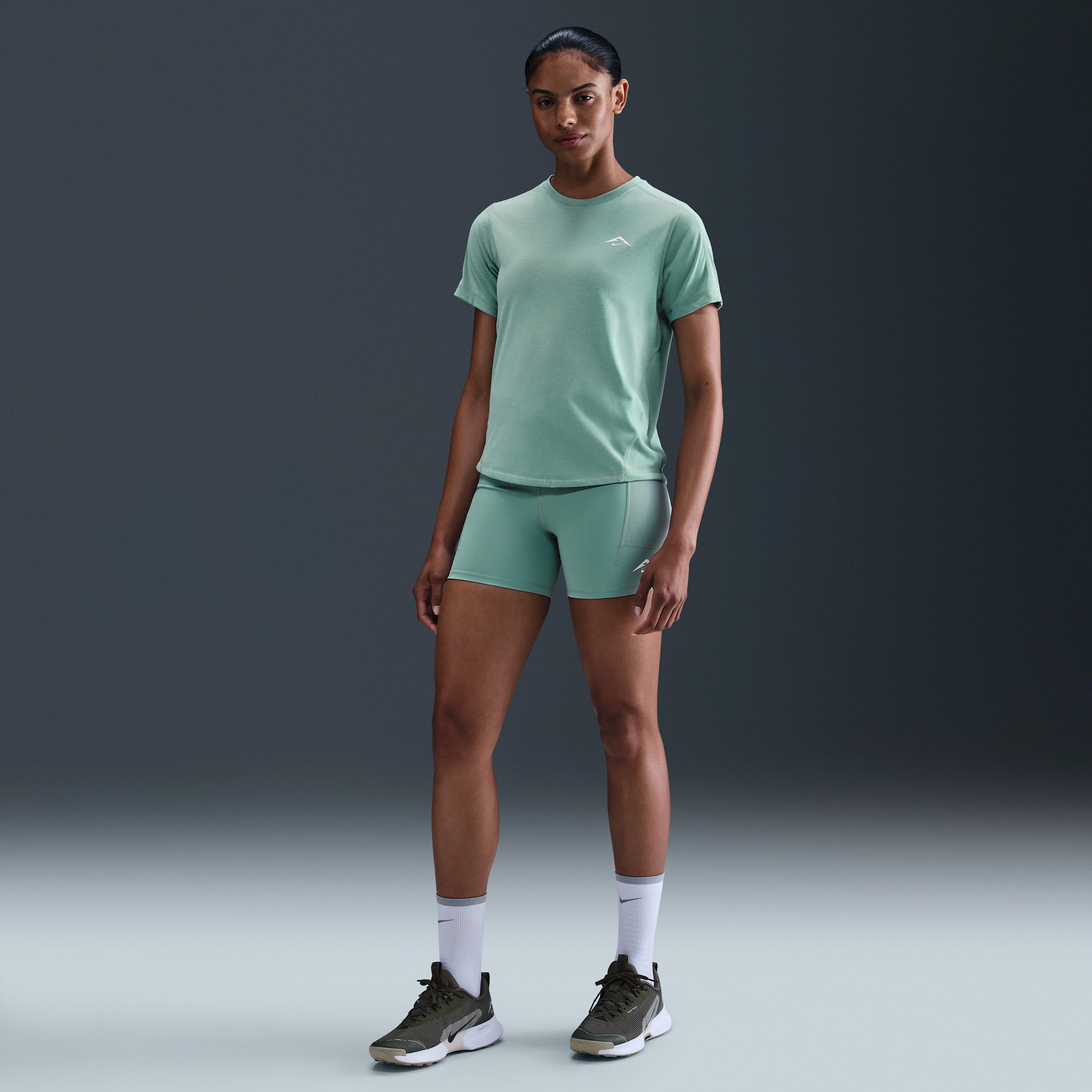 Nike Womens Trail Dri-FIT Short-Sleeve Running Top | HJ2242-017 Product Image
