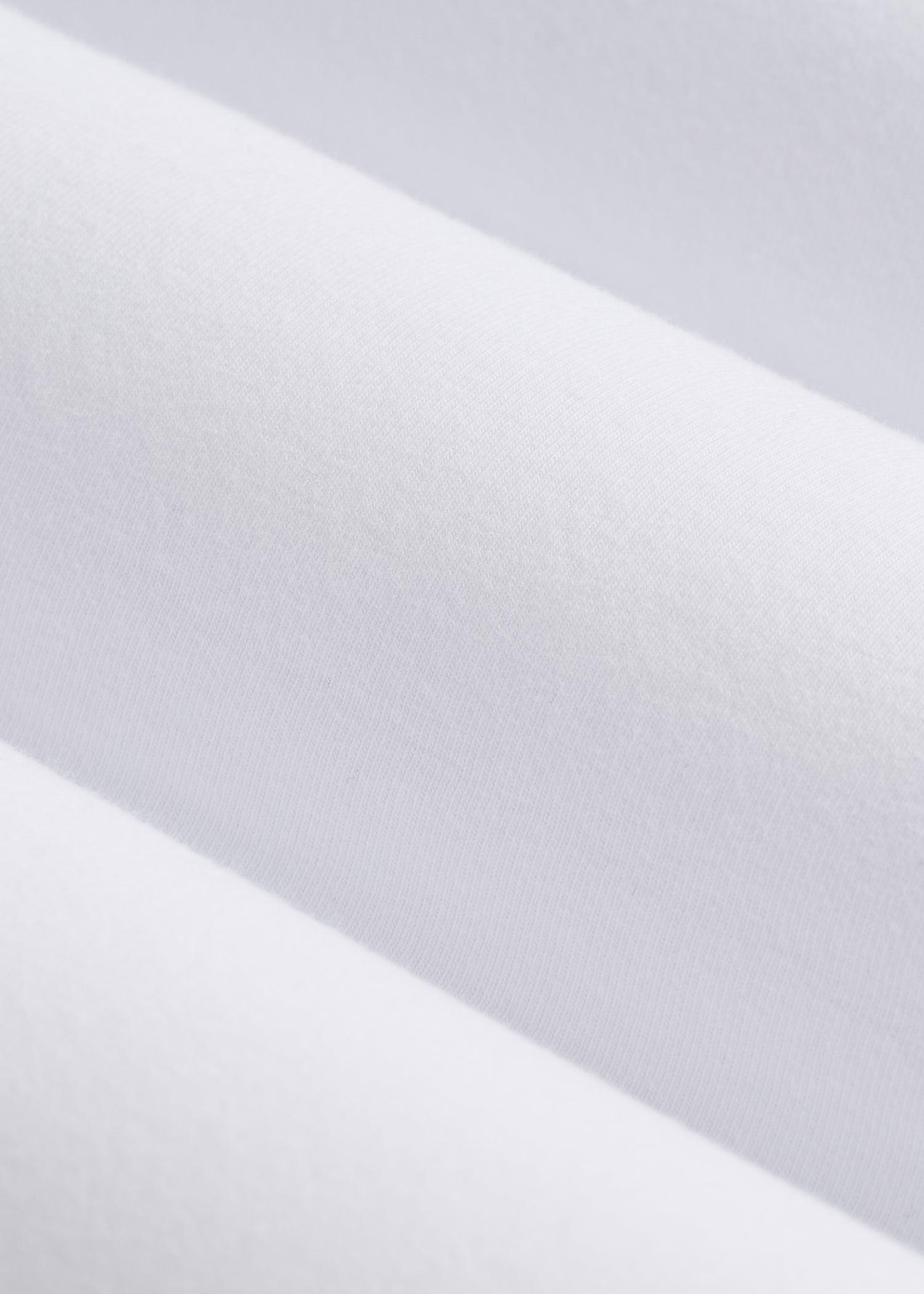 Cotton Tube Top for Tall Women in White Product Image