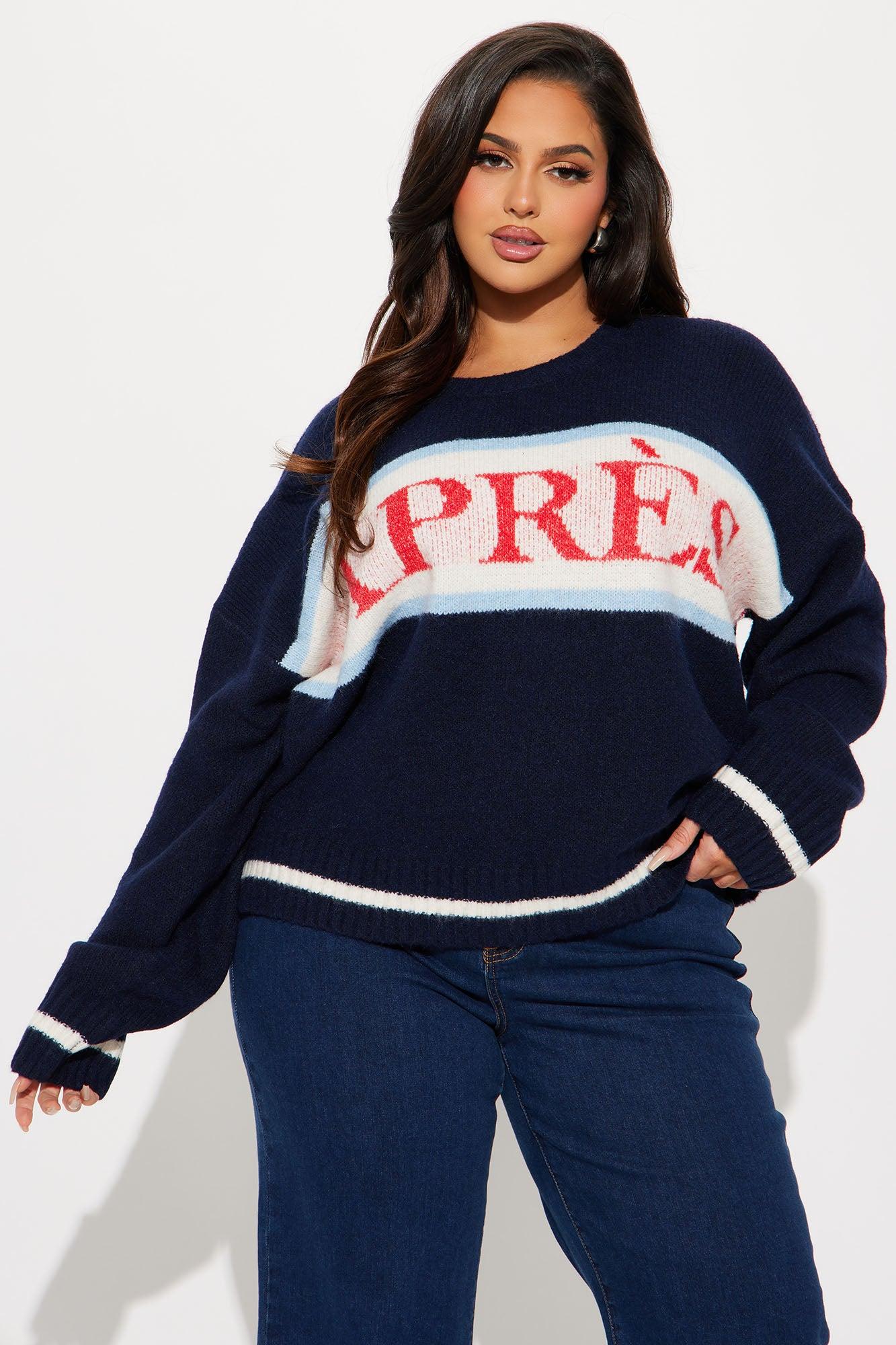 Apres Always Sweater - Navy/combo Product Image