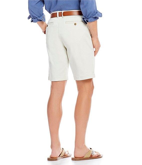 Tommy Bahama Big & Tall Flat-Front Straight Fit Stretch Sateen 10#double; & 11#double; Inseam Boracay Shorts Product Image