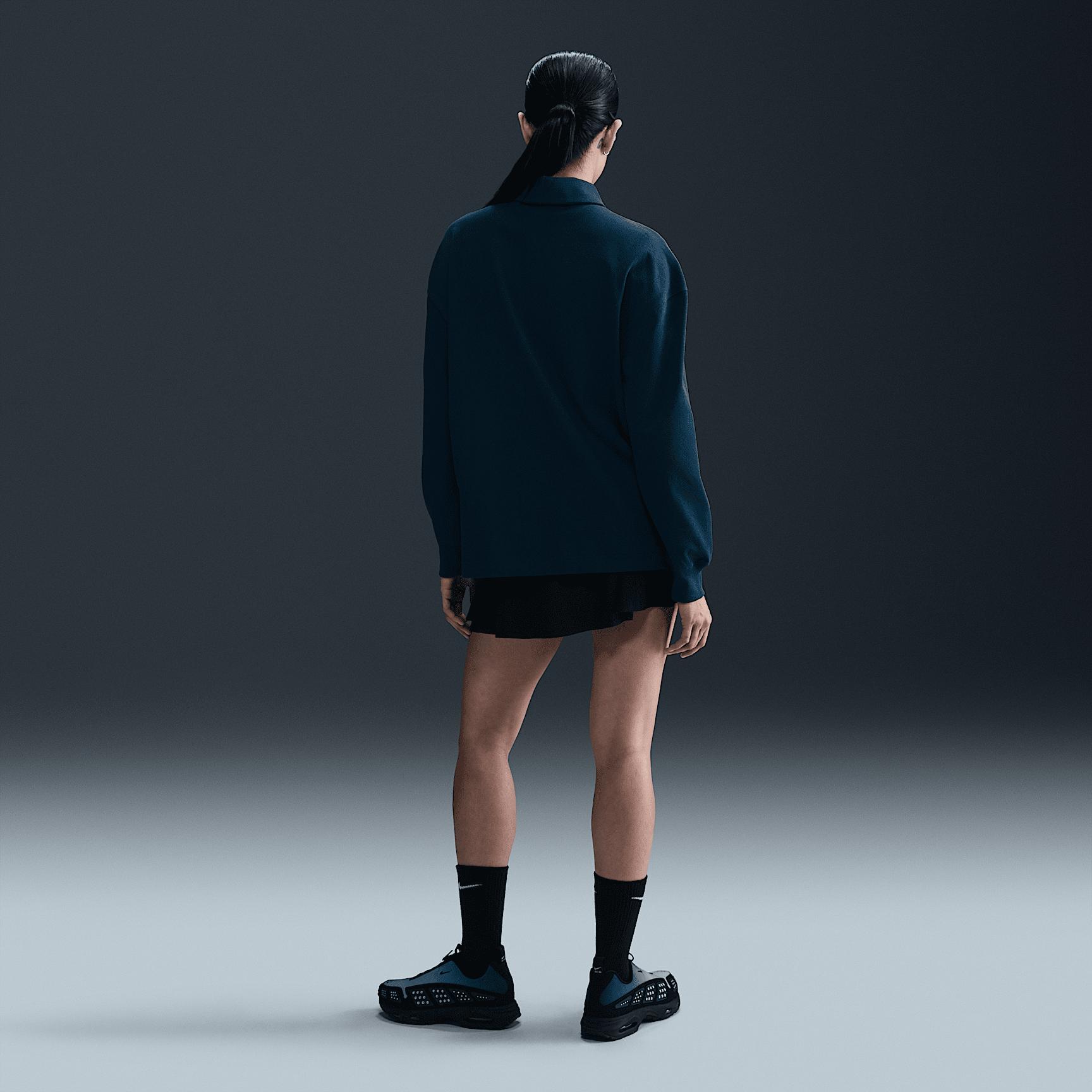 Nike Sportswear Essential Women's Oversized Long-Sleeve Polo Product Image