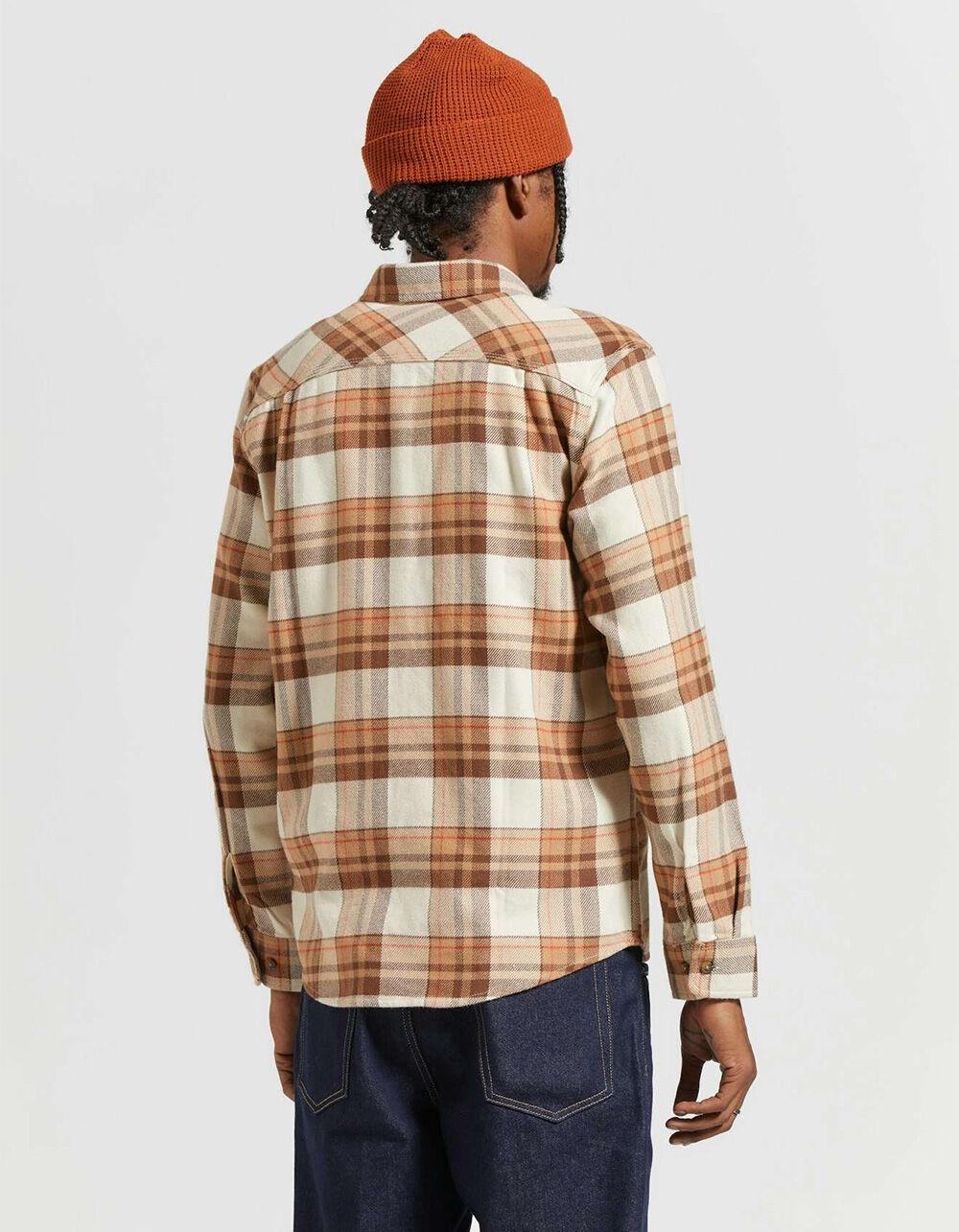 BRIXTON Bowery Mens Flannel - NAVY Product Image