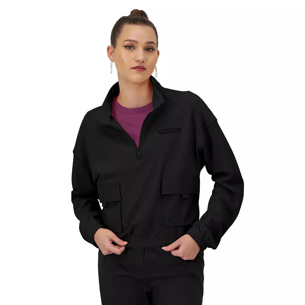 Women's Champion® Campus Pique 1/4-Zip Pullover,  Product Image