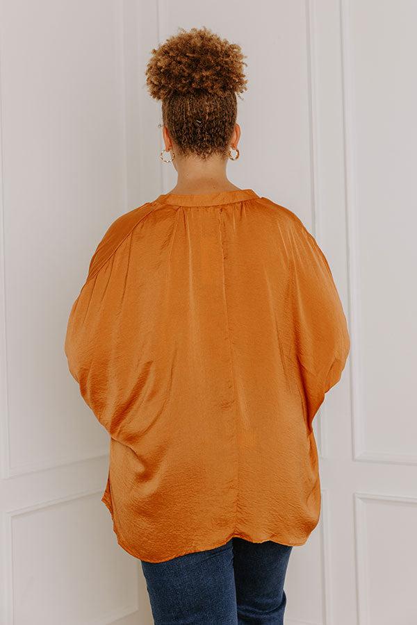 New To Town Shift Top In Camel Curves Product Image