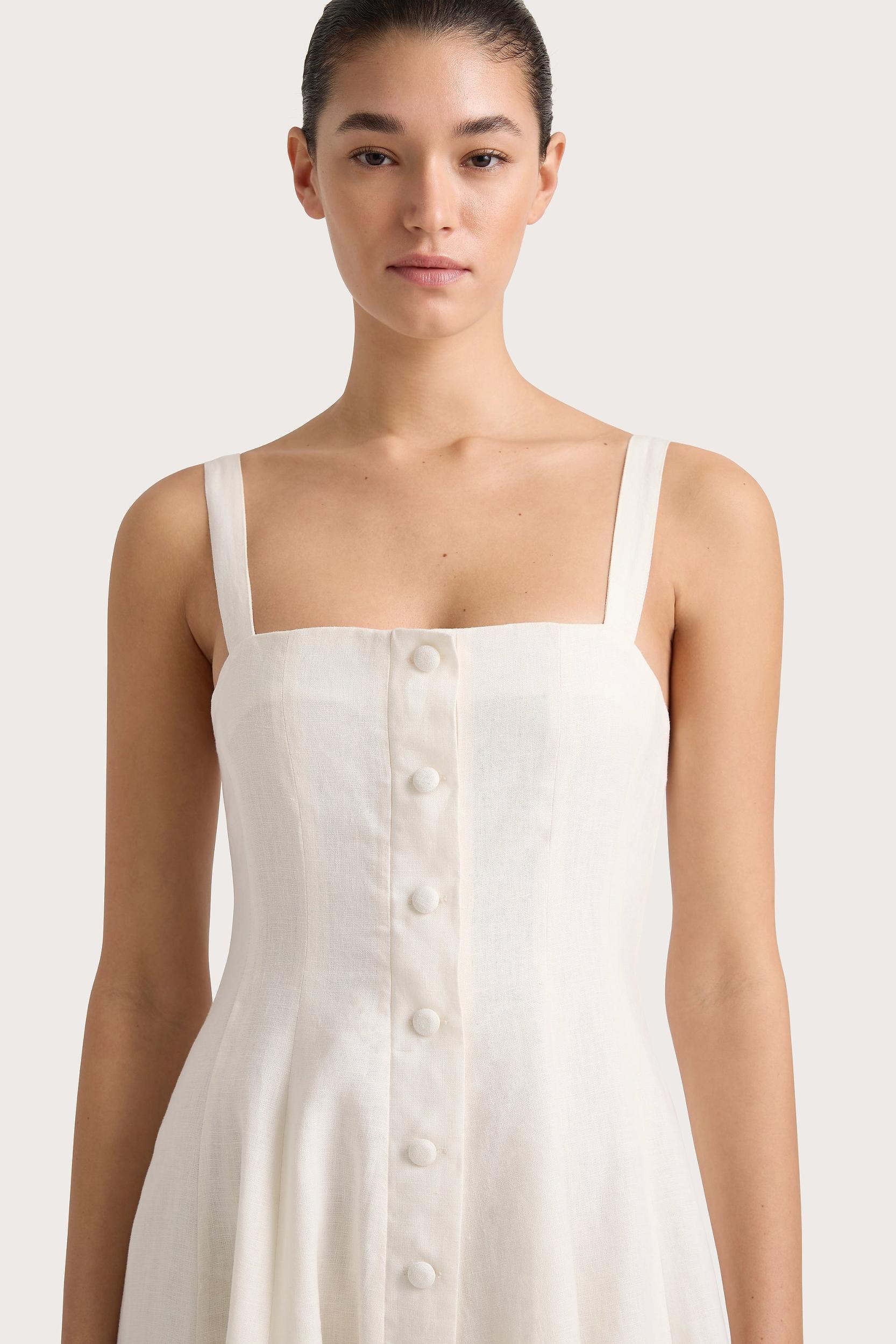 Corbiere Dress White - Final Sale Product Image