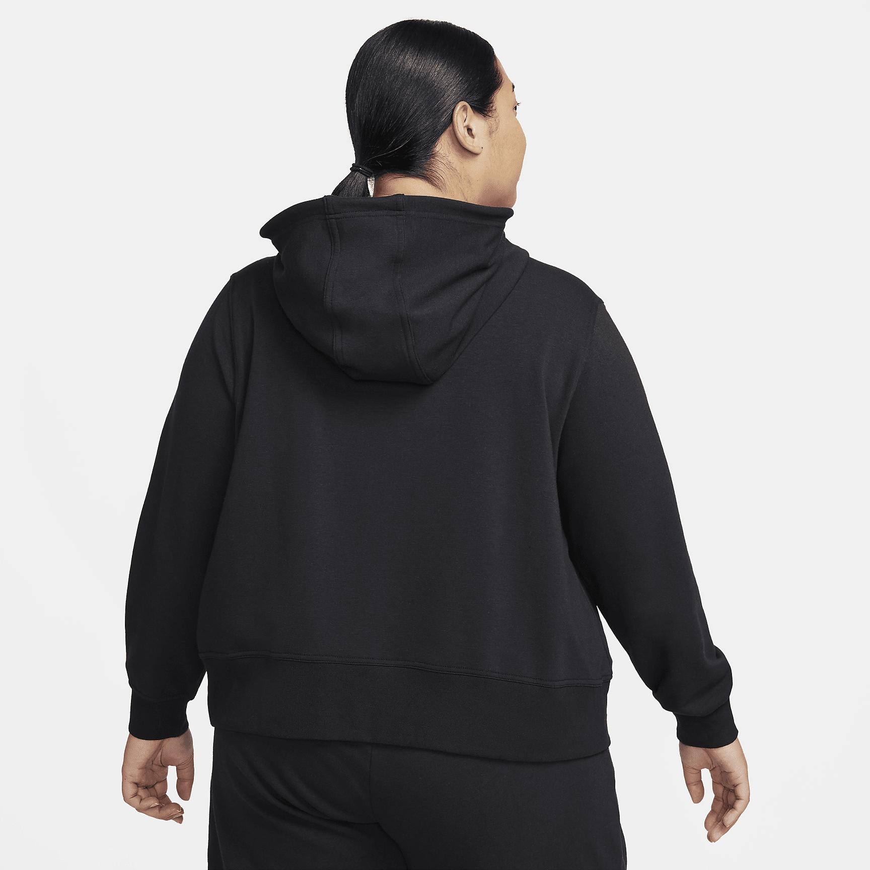 Nike Dri-FIT One Women's Full-Zip French Terry Hoodie (Plus Size) Product Image