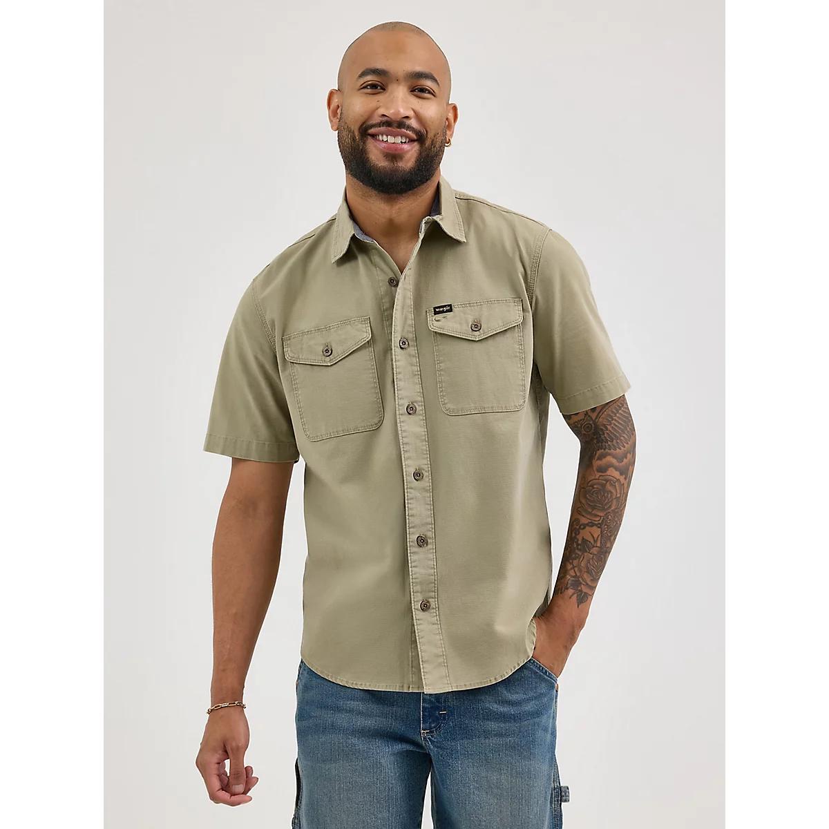 Men's Ripstop Shirt in Vintage Indigo Product Image