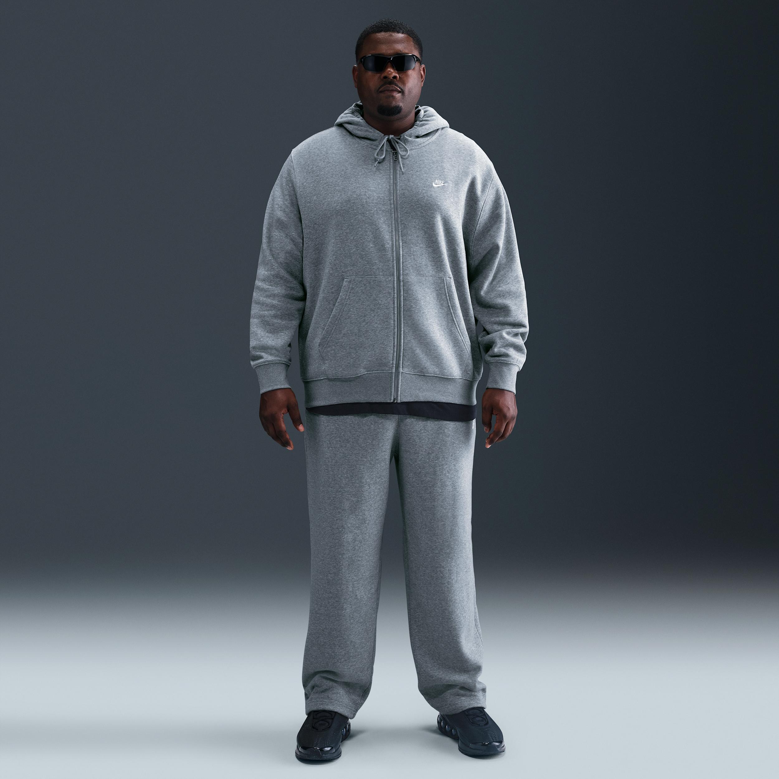 Nike Mens Club Full-Zip Fleece Hoodie | FN3861-063 Product Image