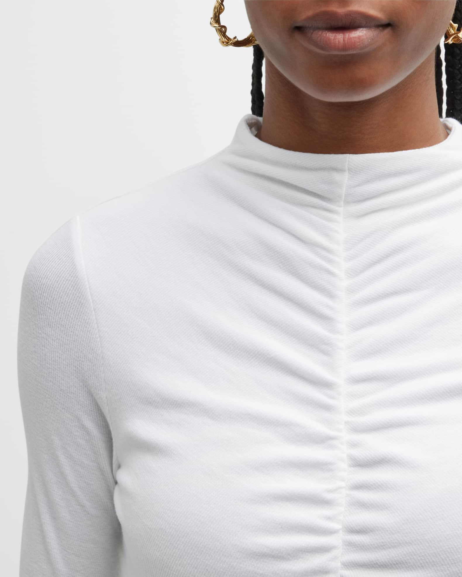 Theresa Knit Ruched Turtleneck Product Image