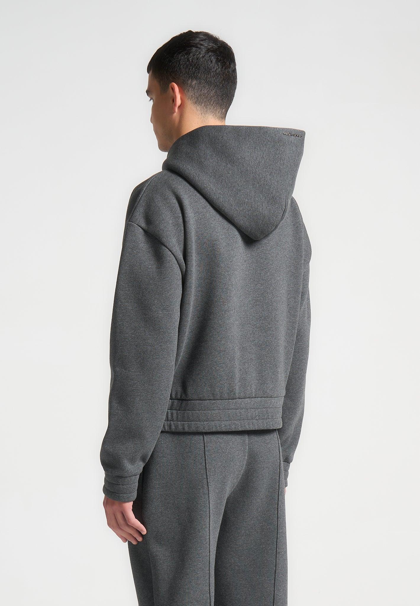 Gérard - Cropped Hoodie - Dark Grey Male Product Image