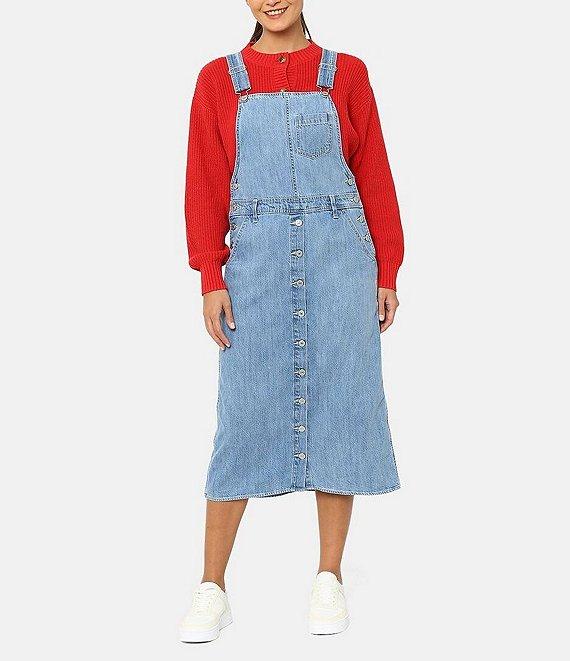 Levi's® Tico A-Line Denim Jumper Dress Product Image