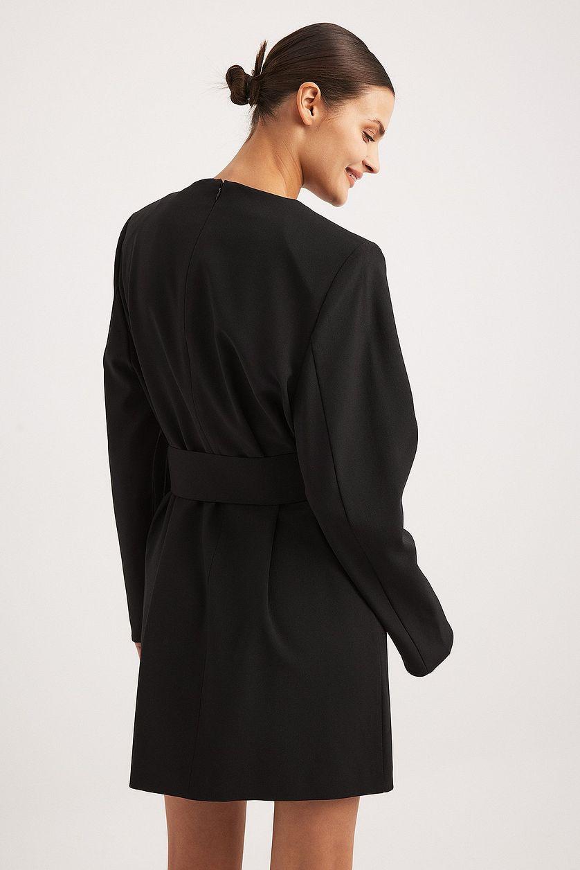 Belted Mini Dress Product Image