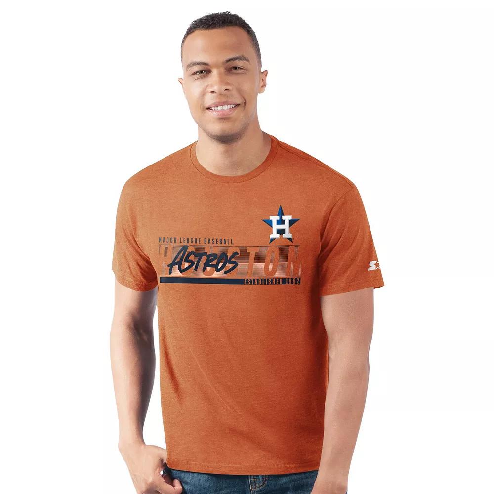 Men's Starter  Orange Houston Astros Prime Time Team T-Shirt, Size: XL Product Image