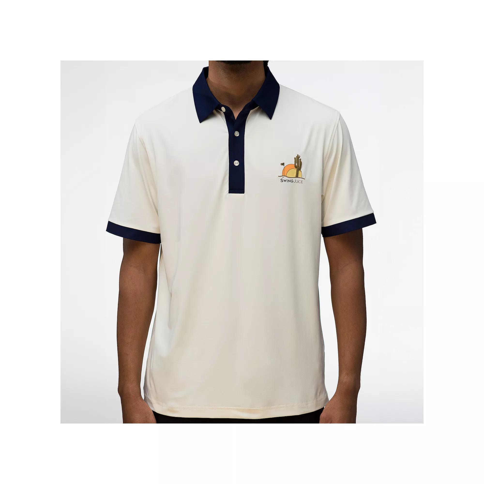 Men's SwingJuice Golf Saguaro Polo, Size: Small, Blue Product Image