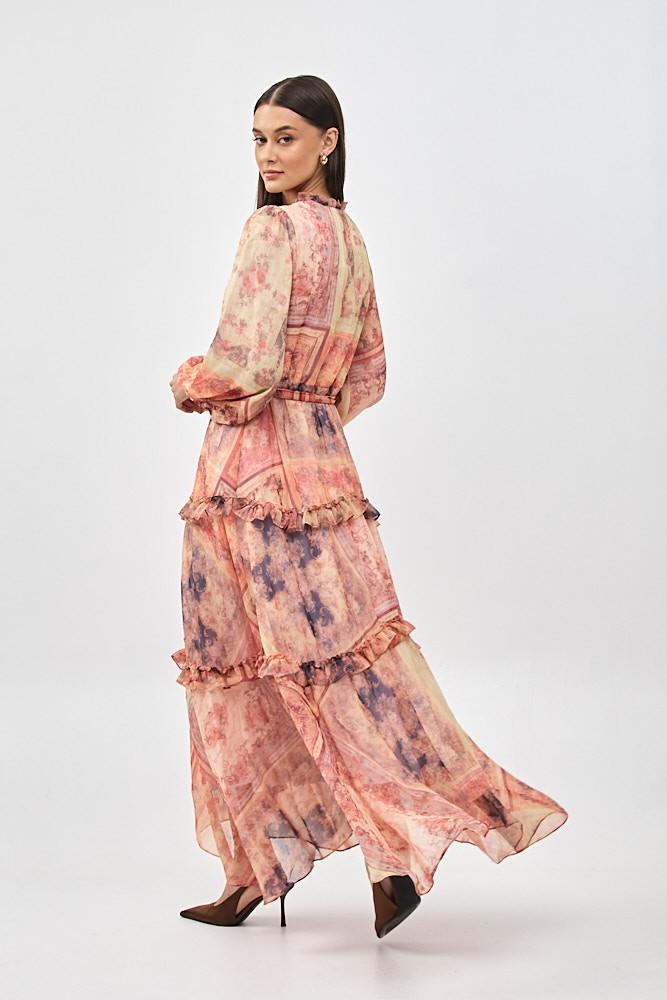 Maxi Floral Print Dress Product Image
