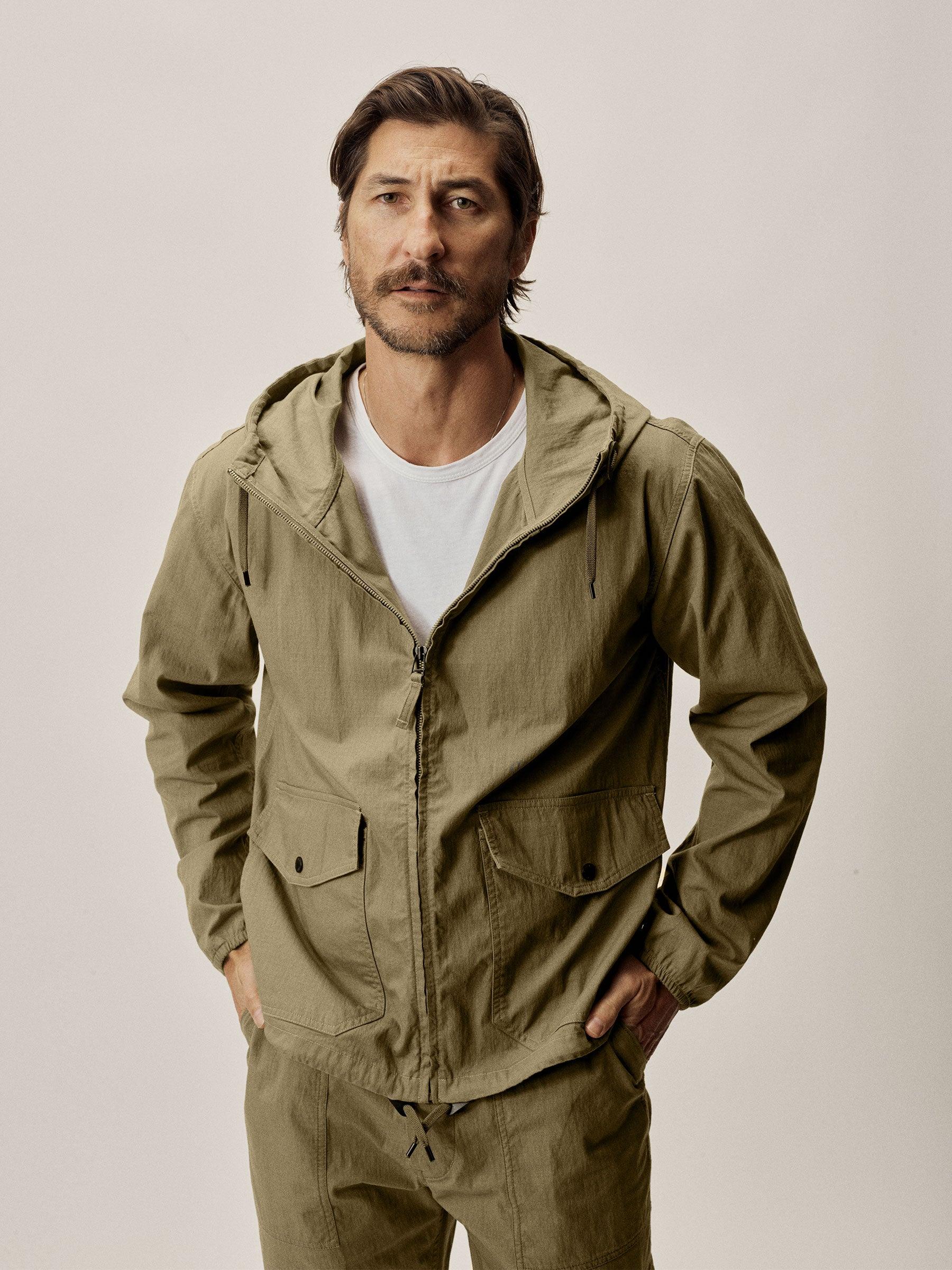 Desert Olive Trail Parachute Ripstop Anorak Product Image