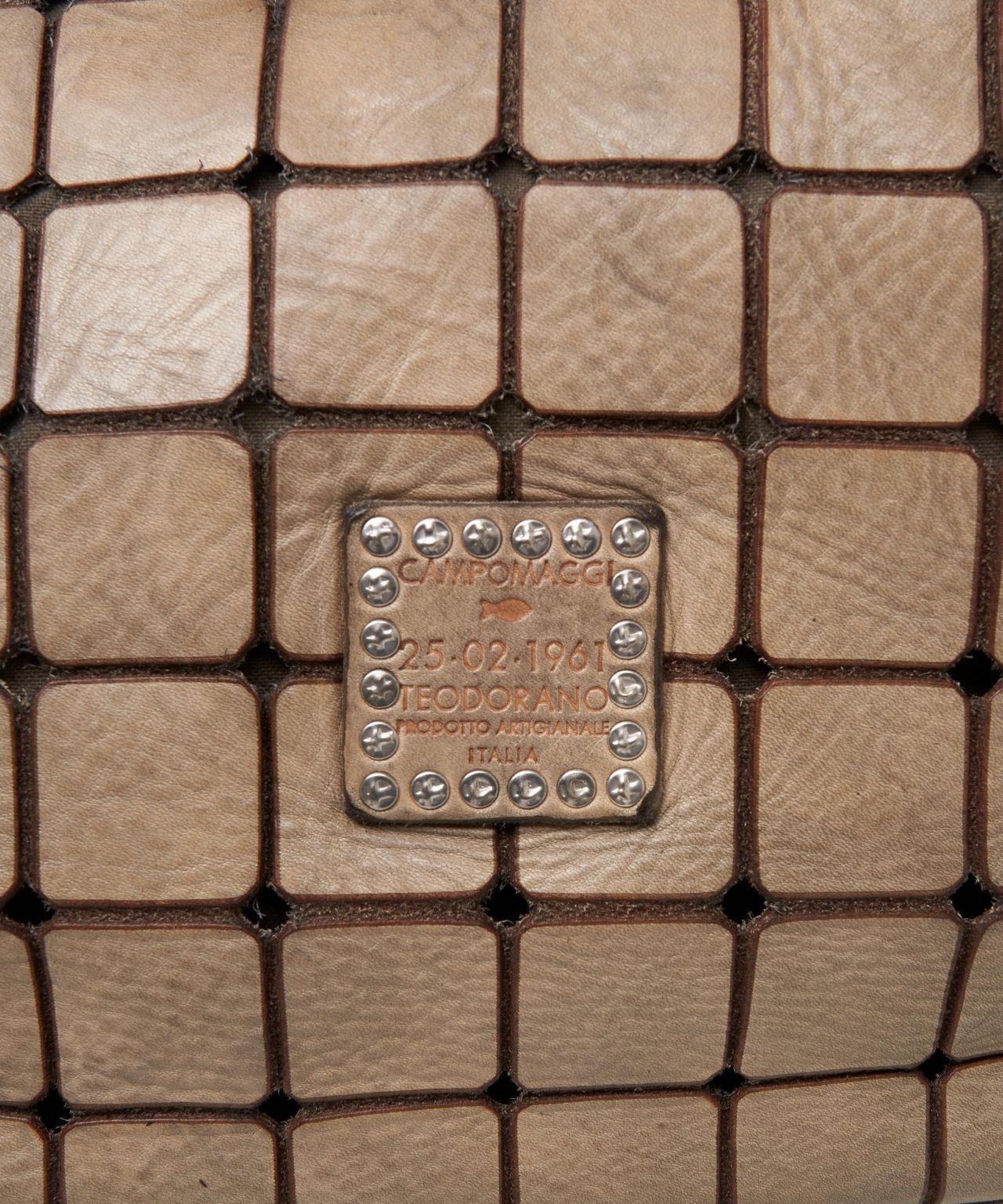 Leather shopper with studs Product Image