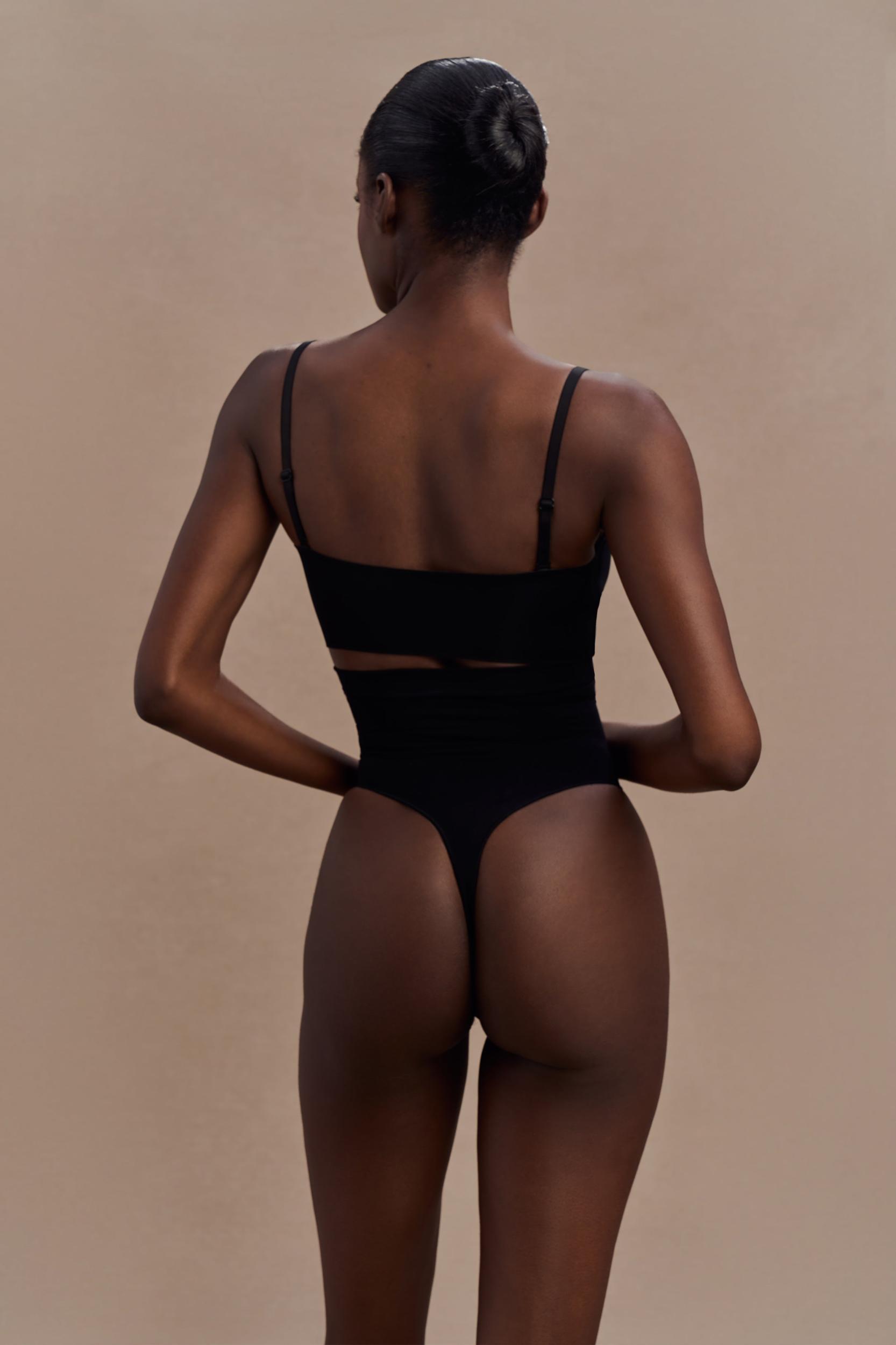 Saria High Waist Shapewear Briefs - Espresso Product Image