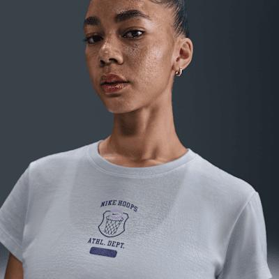 Nike Womens Club Cropped T-Shirt | IM7735-085 Product Image