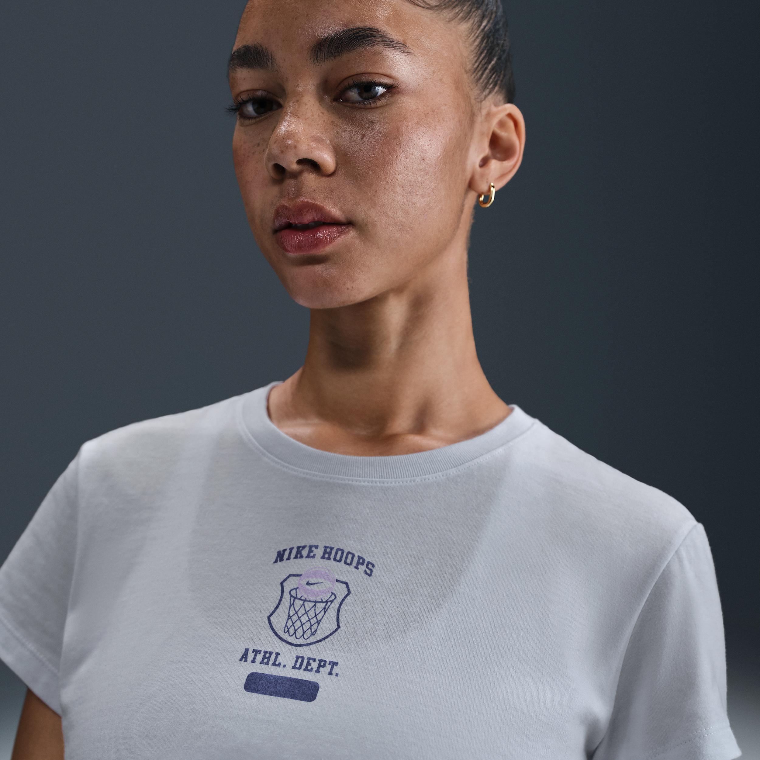Nike Womens Club Cropped T-Shirt | IM7735-085 Product Image