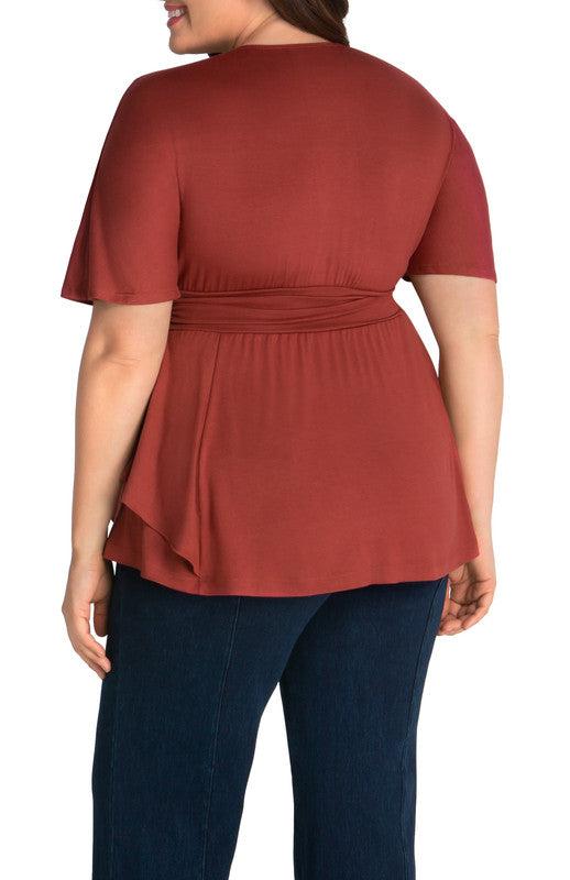 Terracotta Promenade Top - Plus Product Image