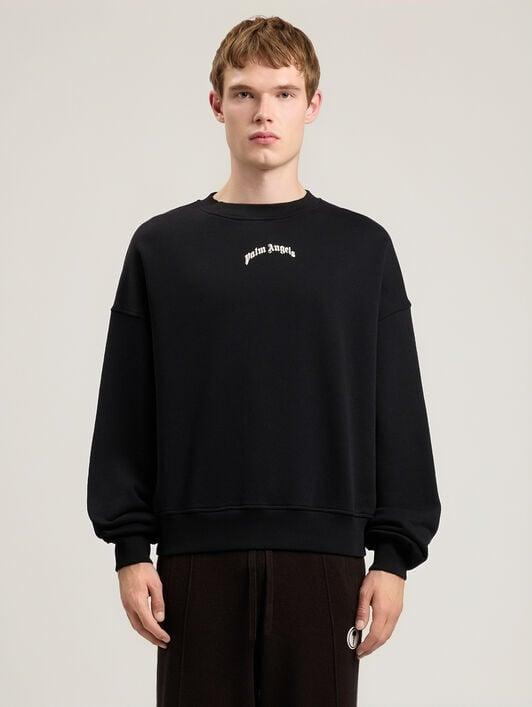 Back Curved Logo Loose Sweatshirt Product Image