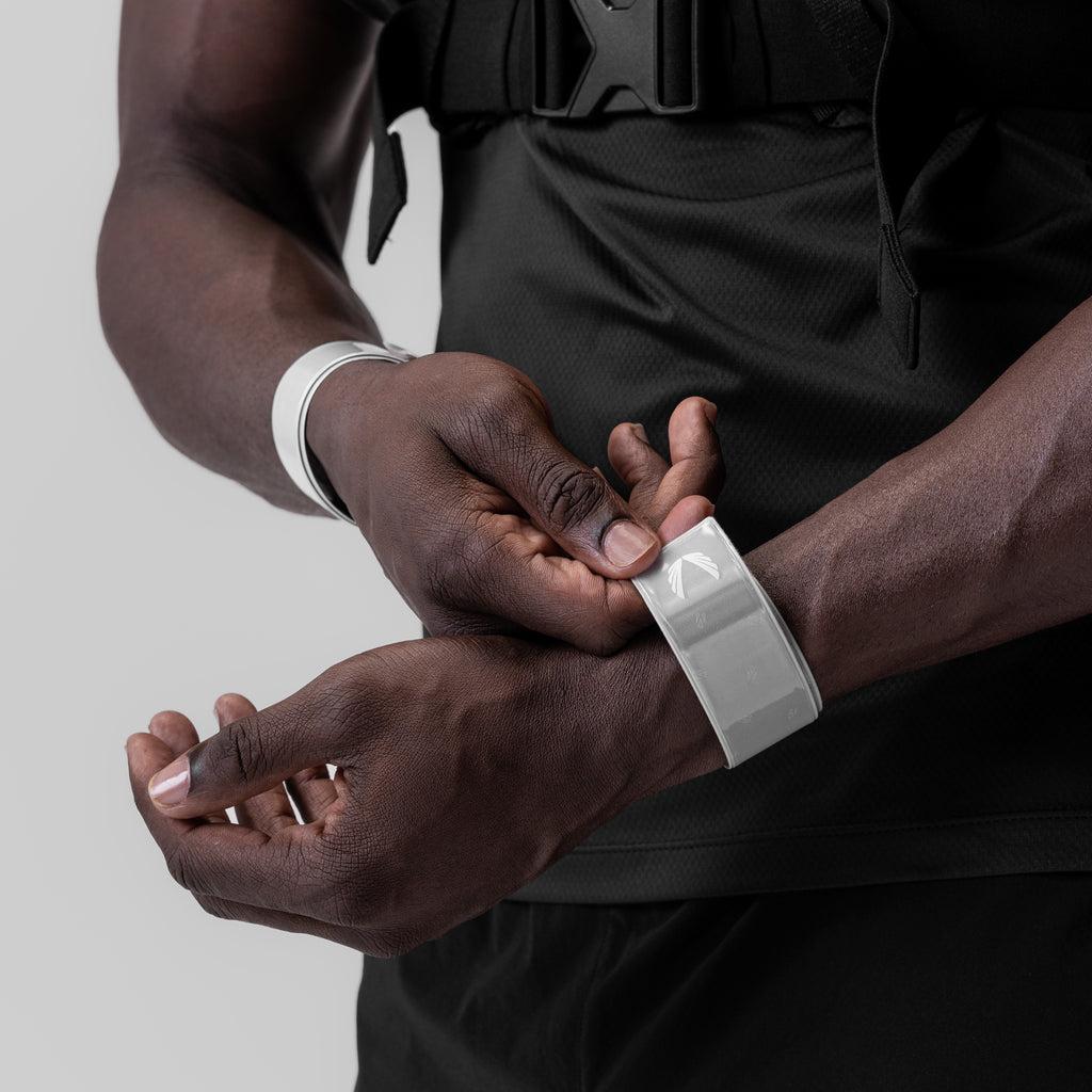 ASRV x Bookman Reflective Snap Band - White Product Image