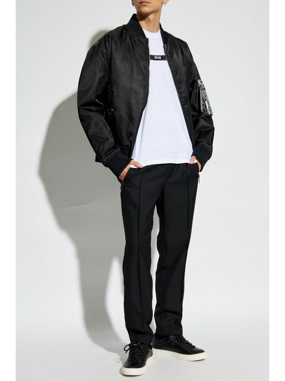 logo-patch cotton T-shirt Product Image