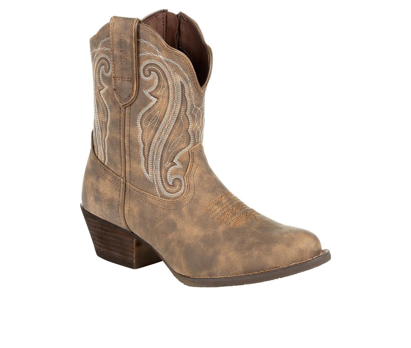 Women's Durango Crush Distressed Shortie Western Boots Product Image