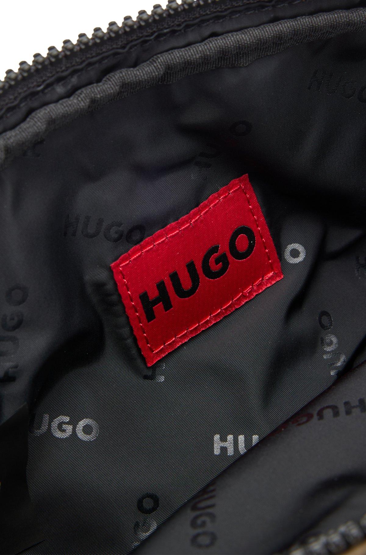 Multi-pocket crossbody bag with contrast branding Product Image