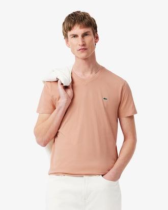 Men's Lightweight Pima Cotton V-Neck T-Shirt Product Image