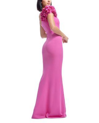 Aubriella Rosette One Shoulder Gown  Product Image