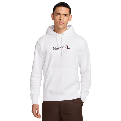 Nike Mens Nike NYC Club Pullover BB Hoodie - Mens Black/White Product Image