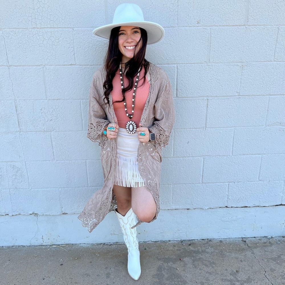 Mocha Bohemian Goddess Kimono* Product Image