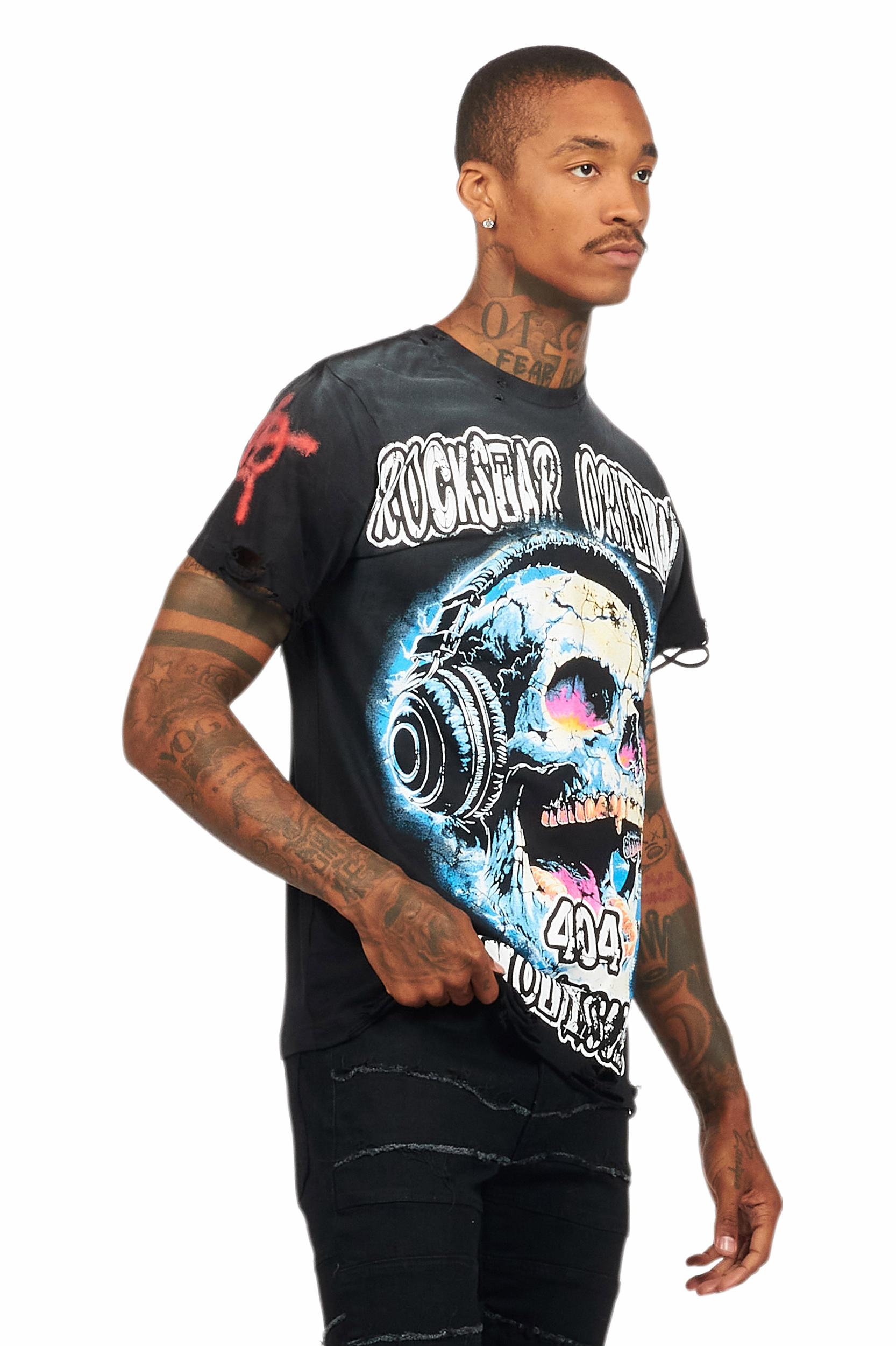 Meagan Black Graphic Short Sleeve Tee Female Product Image