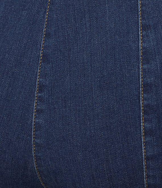 Intro Nia Slimming High Waist Seam Detail Pull-On Flare Leg Pants Product Image