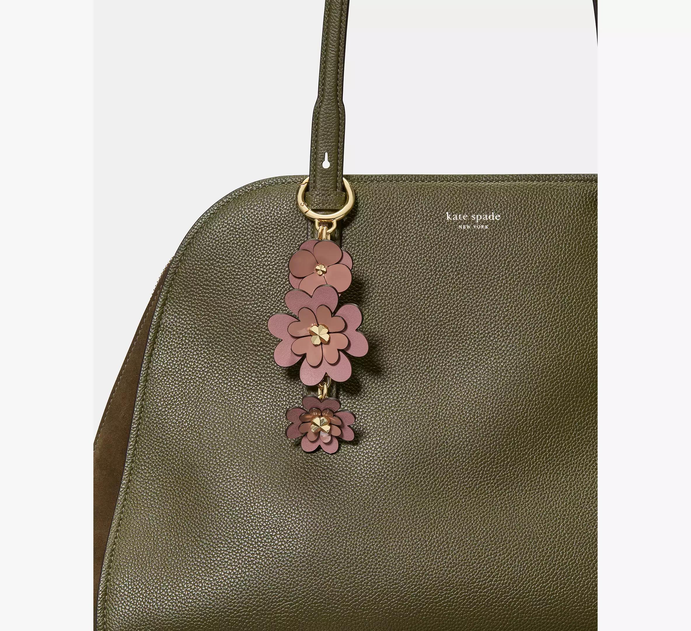 Charmed Spade Flower Bag Charm Product Image