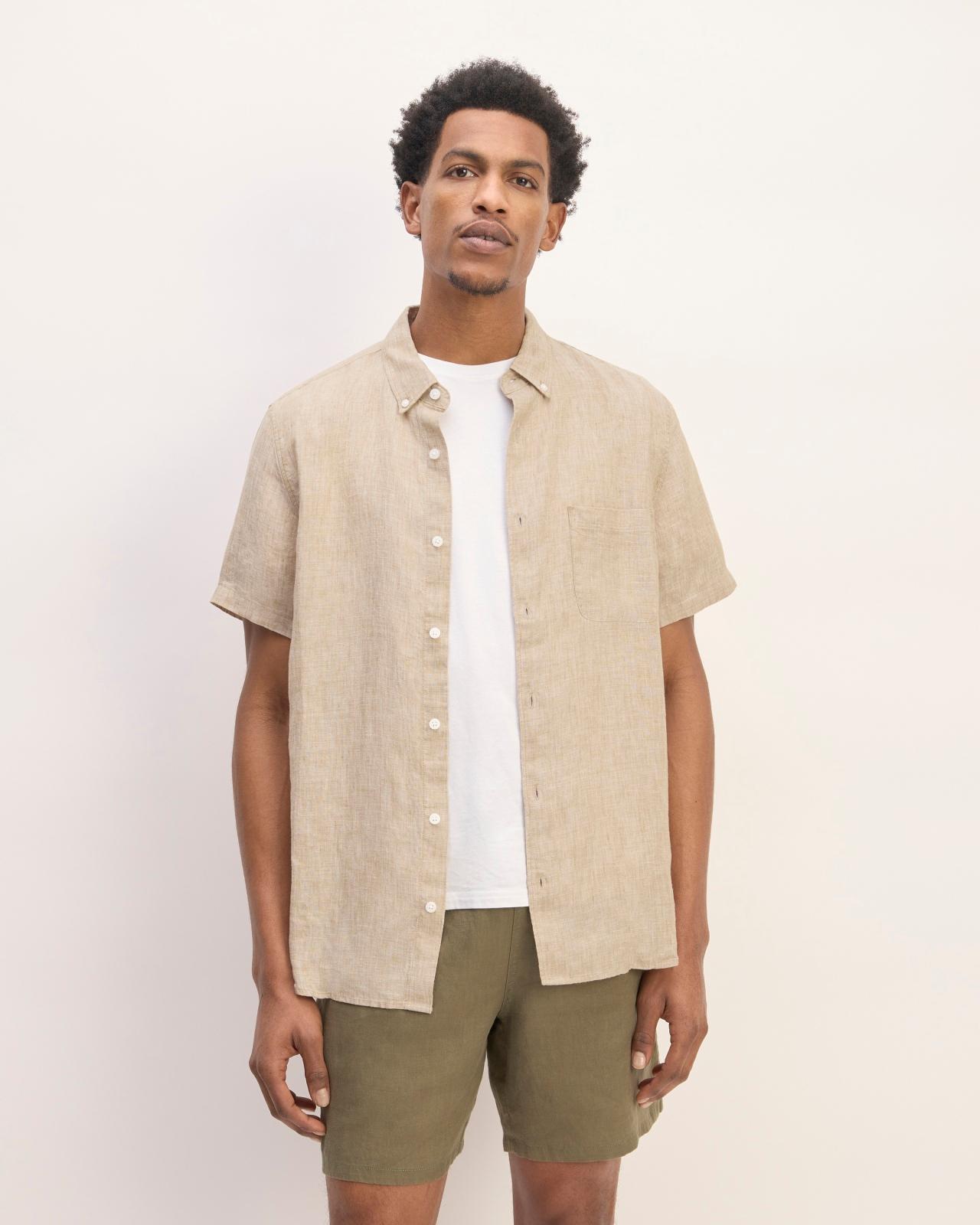Mens Classic Short-Sleeve Shirt in Linen by Everlane Product Image