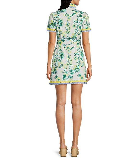 SAIL to SABLE x Style Charade Ella Floral Print Short Sleeve Dress Product Image