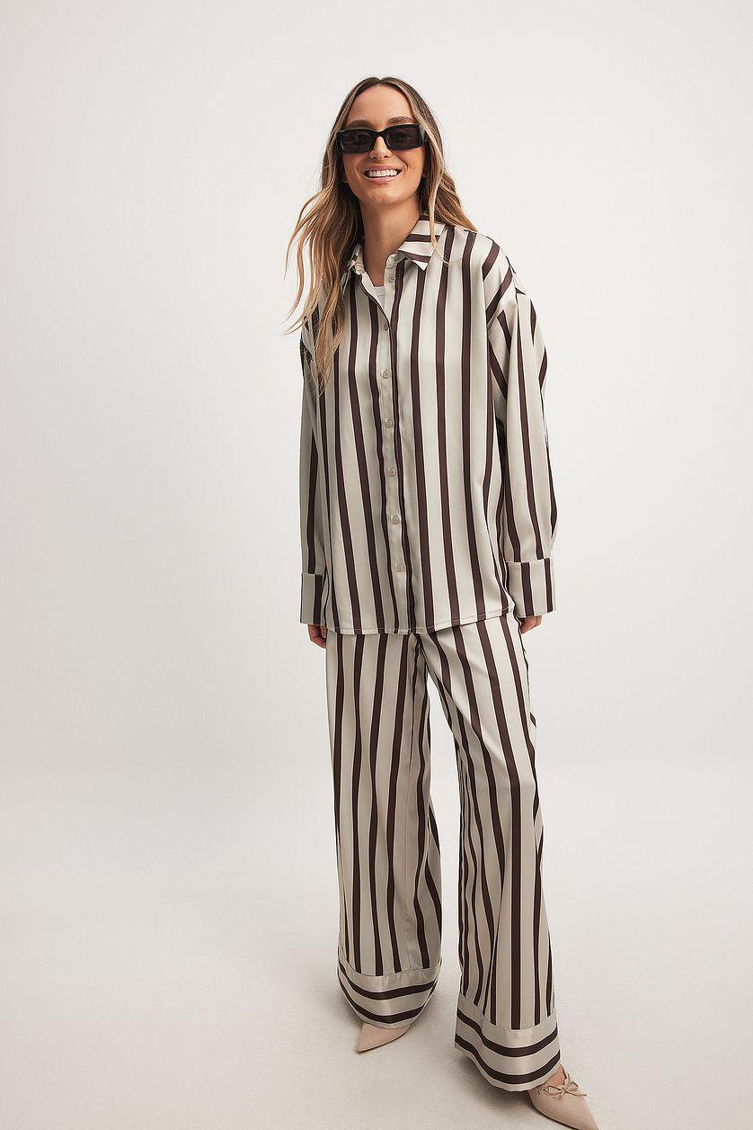 Printed Oversized Shirt Product Image