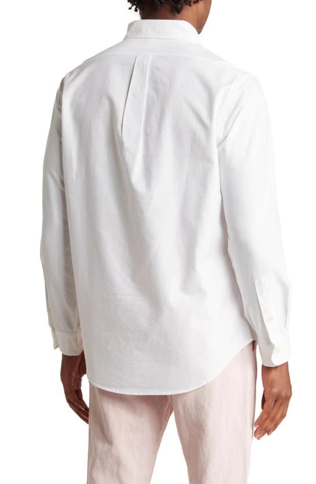 POLO RALPH LAUREN Long Sleeve Sport Shirt Clothing In White Product Image