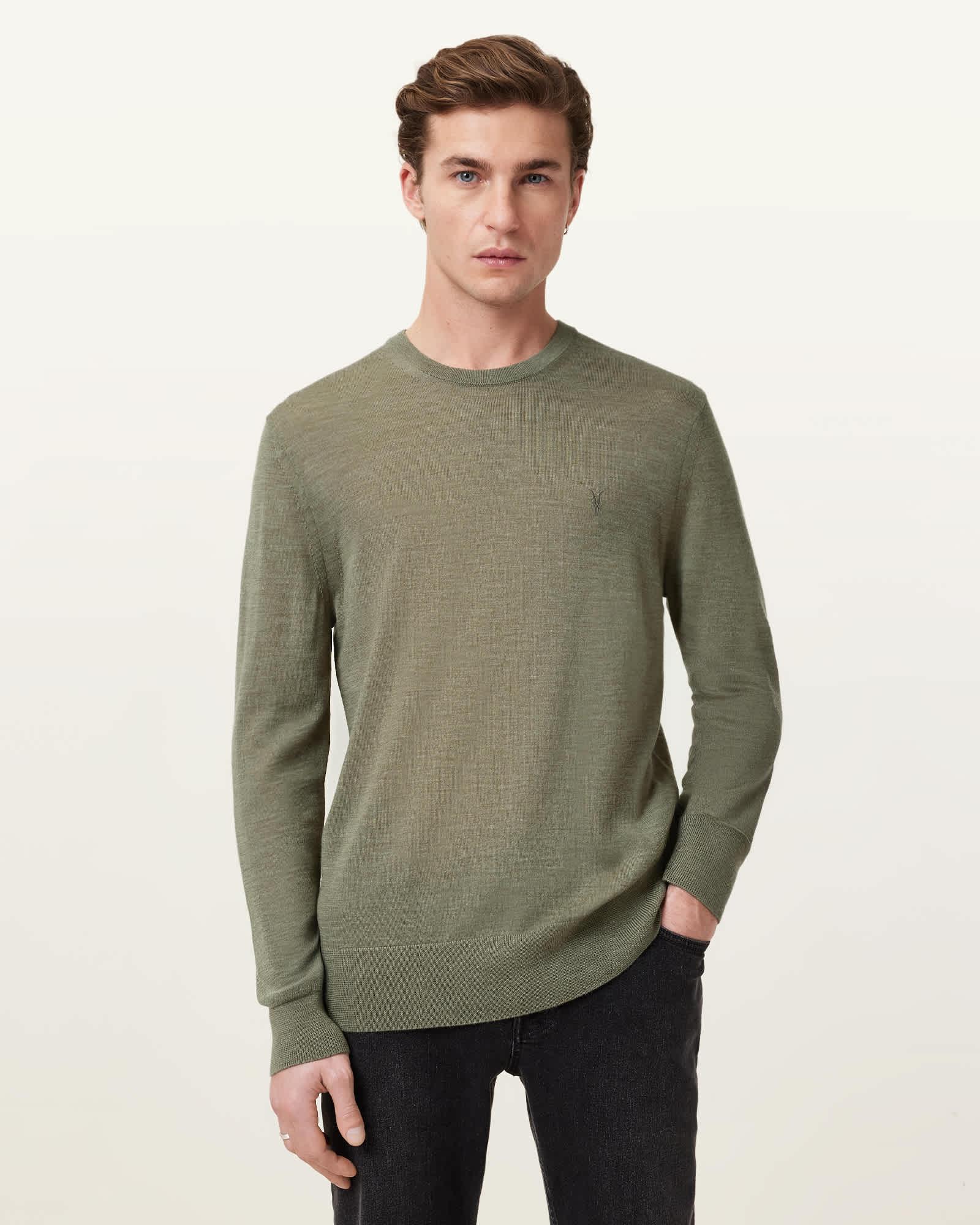 Mode Merino Crew Neck Ramskull Sweater Product Image
