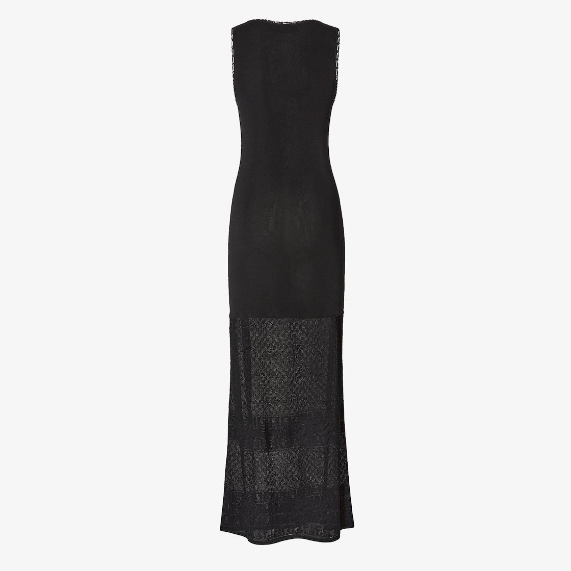 DressBlack viscose and cotton dress Product Image